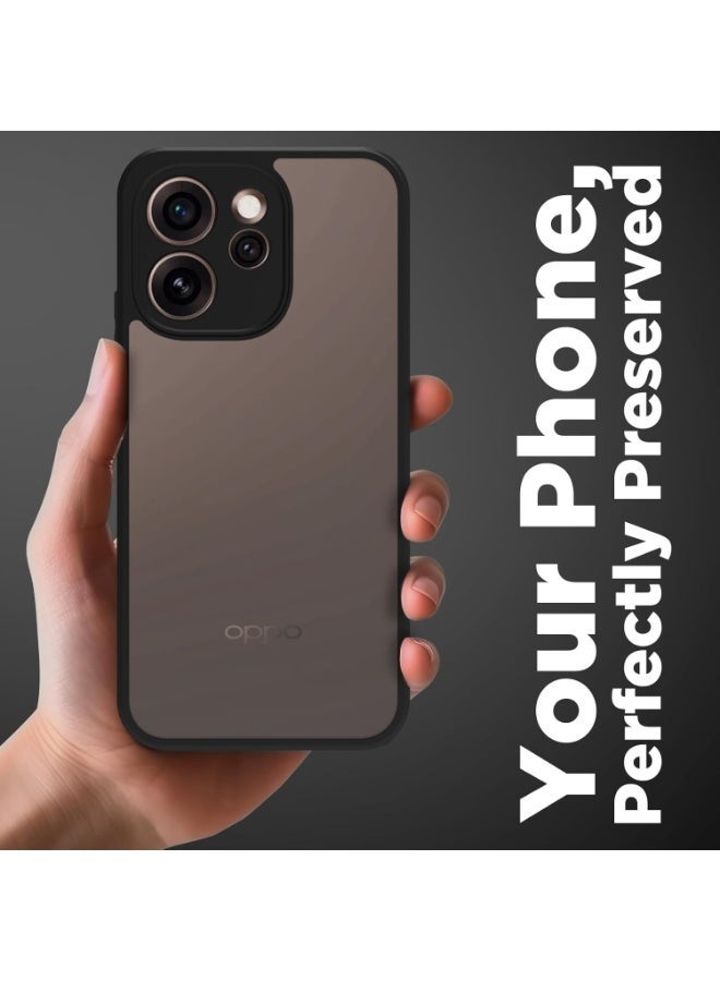 جراب حماية خلفي صلب شفاف مقاوم للصدمات لهاتف OPPO Reno 15 Pro [مضاد للاصفرار]، غطاء خلفي شفاف مع حواف من مادة TPU لحماية الهاتف. - Image 5